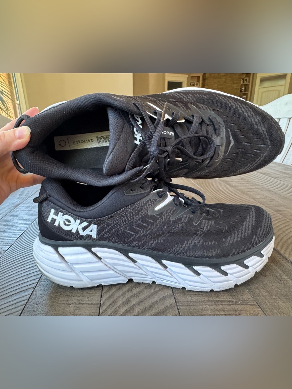 Hoka Gaviota 4 Athletic Running Shoes Men's Size 10.5 D